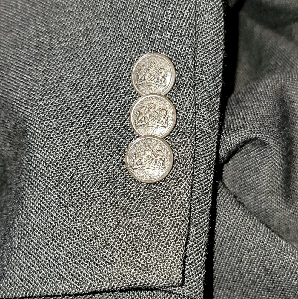 Stafford men's blazer size 46L wool blend